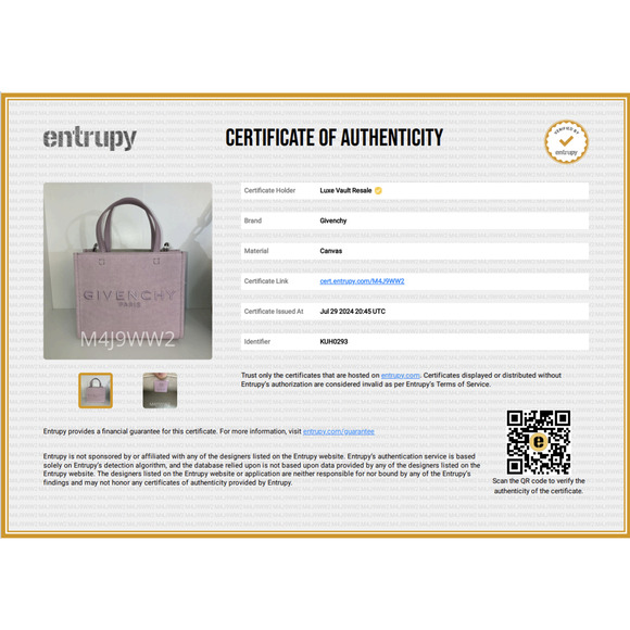 Givenchy Mini Logo Shopping Tote Bag Light Beige and Light Pink - Picture 10 of 10